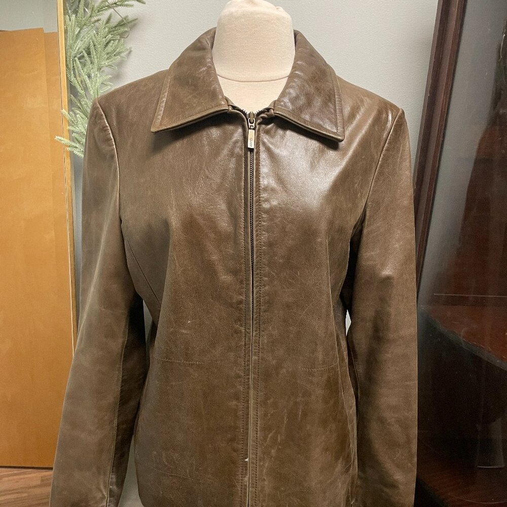 Vintage Guess  Leather Jacket